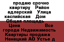 продаю срочно квартиру › Район ­ адлерский › Улица ­ каспийская › Дом ­ 68 › Общая площадь ­ 26 › Цена ­ 2 700 000 - Все города Недвижимость » Квартиры продажа   . Ненецкий АО,Устье д.